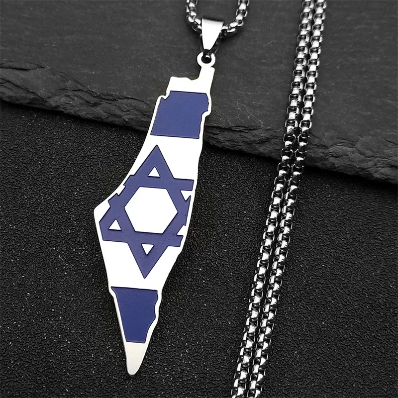 תליון מפת ישראל - תכשיט ייחודי - תמונה 4