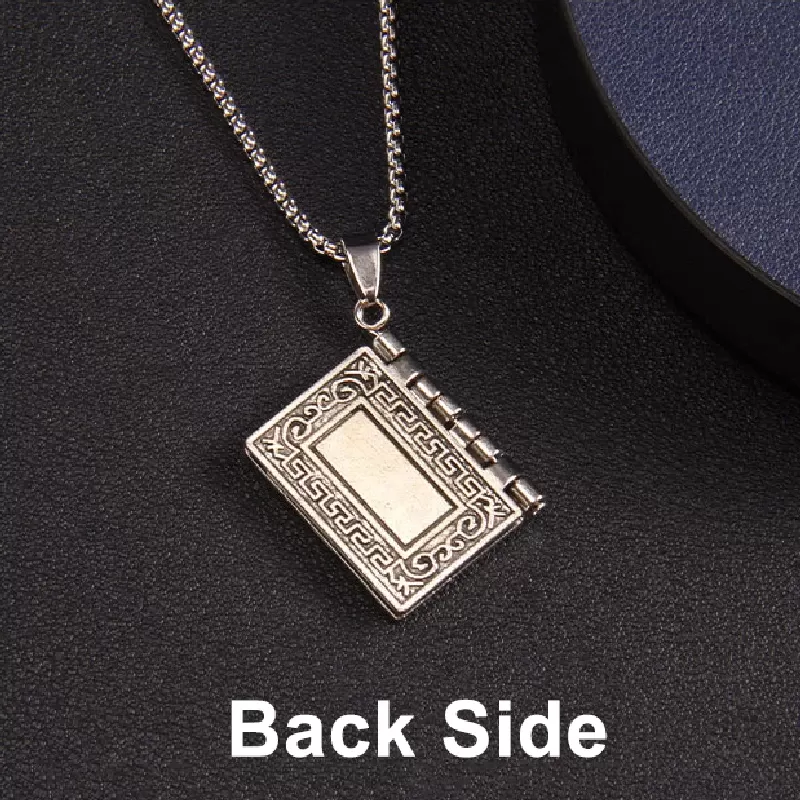 תליון צלב מתכת עם שרשרת - אביזר אופנתי - תמונה 5