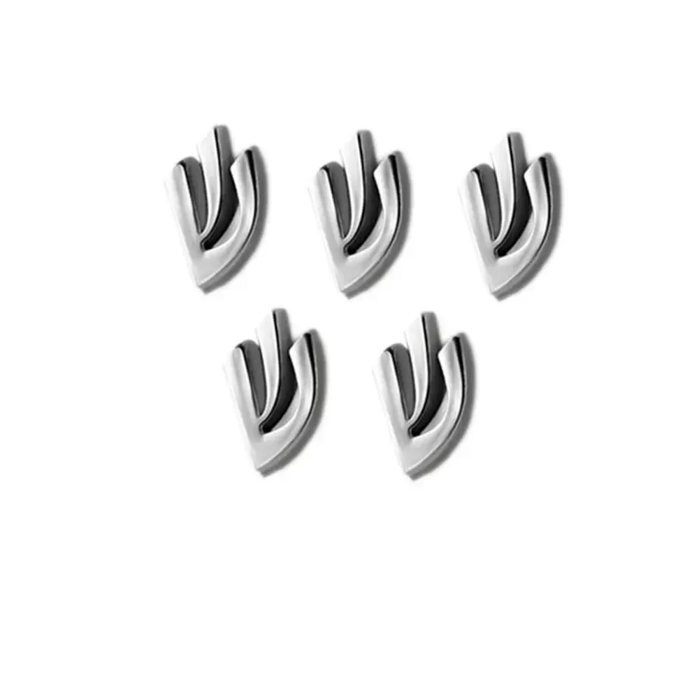 5 יחידות מדליות מתכת עם סמל יהודי