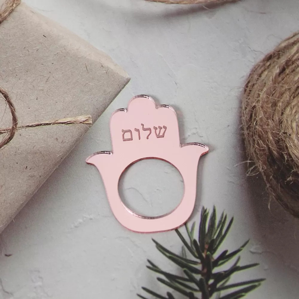 מעמד מפיות אקרילי בעיצוב חמסה - תמונה 4
