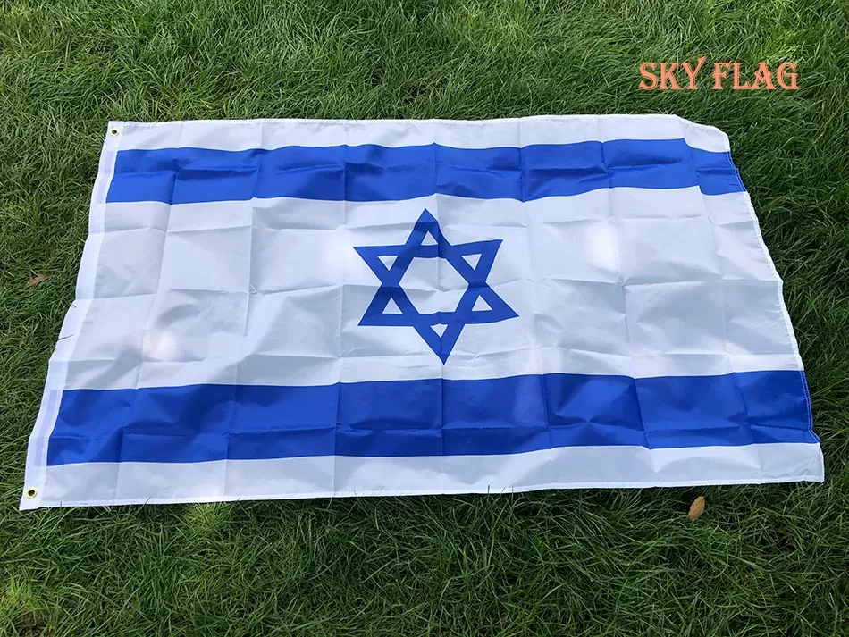 דגל ישראל 90X150 ס"מ - דגל לאומי לתלייה - תמונה 2