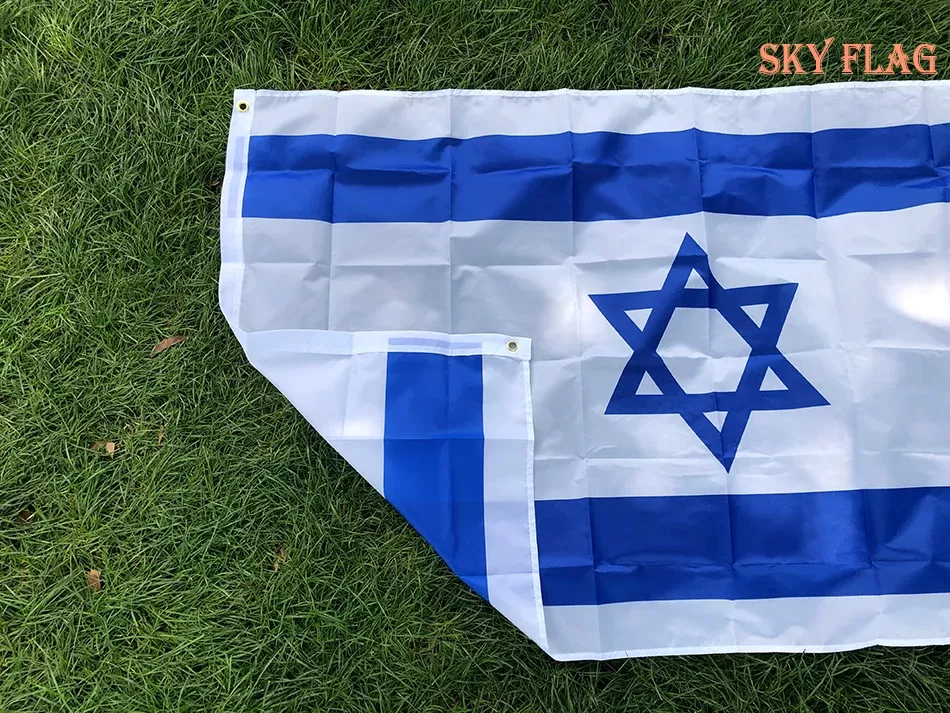 דגל ישראל 90X150 ס"מ - דגל לאומי לתלייה - תמונה 4