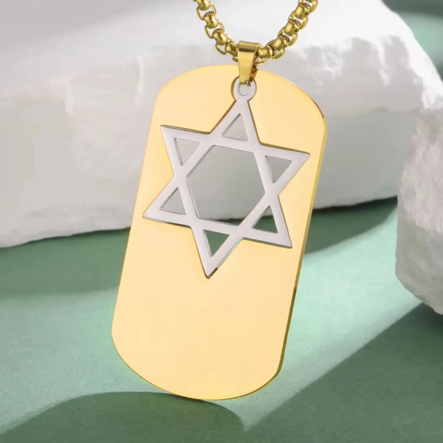 תליון מגן דוד בעיצוב ייחודי - תמונה 4
