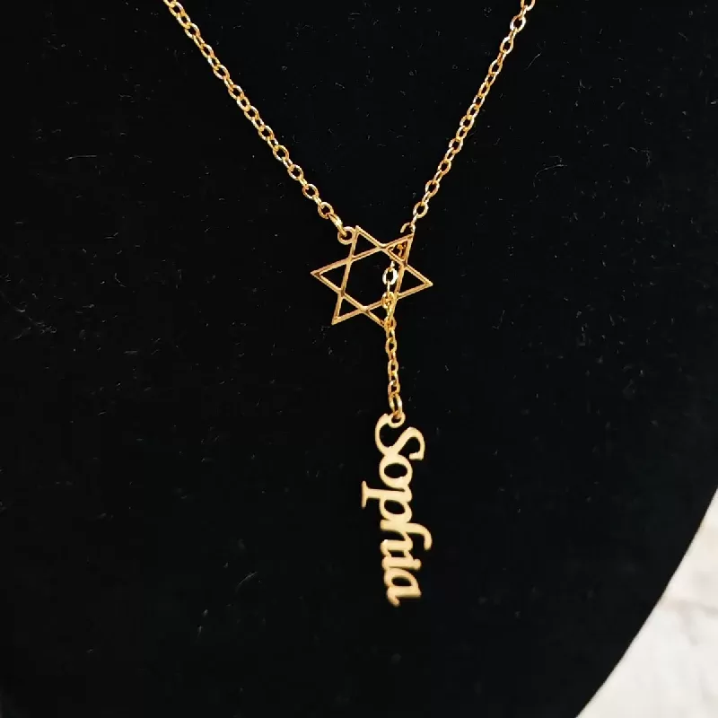 תליון שם מותאם אישית - קבלה והגנה יהודית