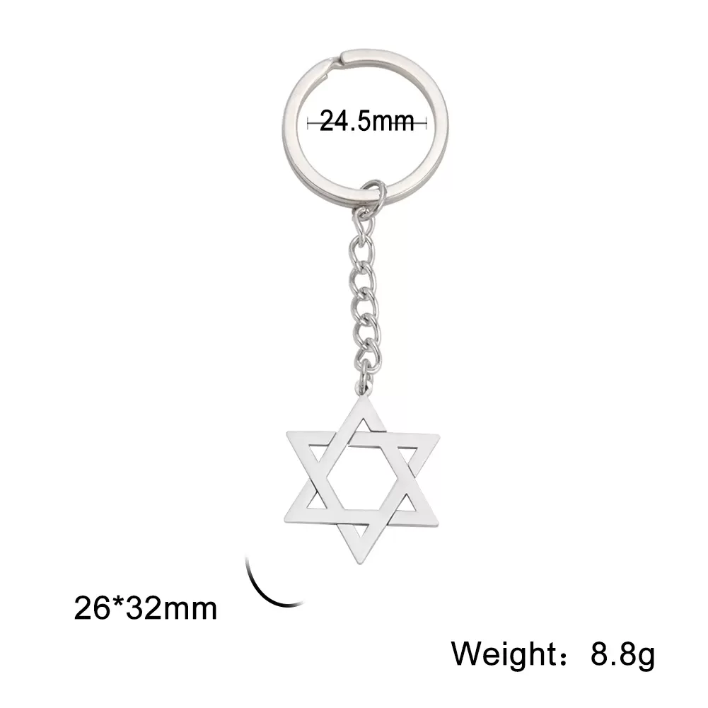 מפתח מגן דוד - תכשיט יהודי ייחודי - תמונה 6