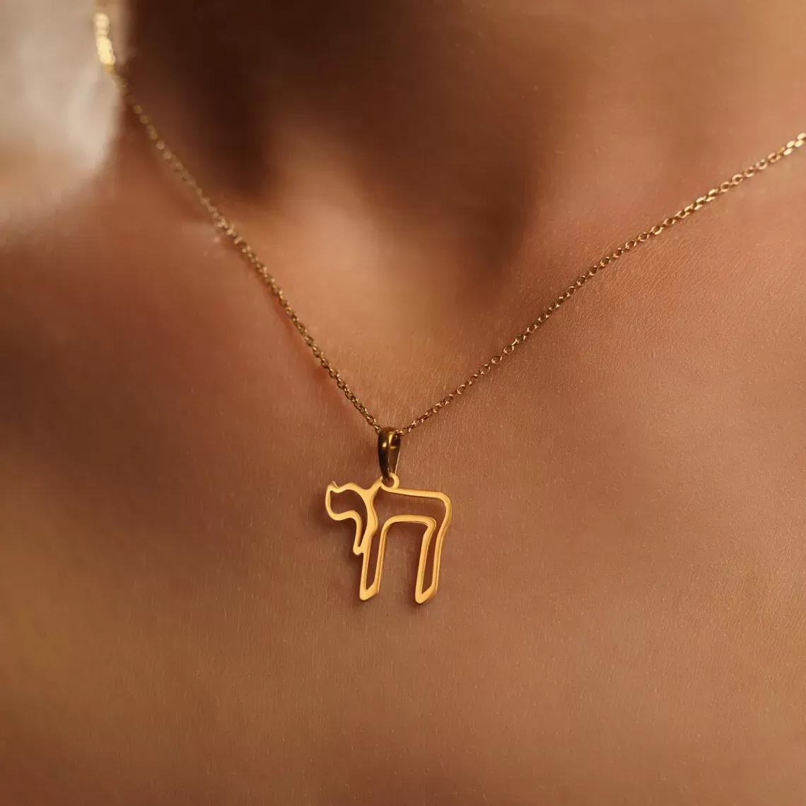 תליון חי ממתכת אל חלד - תכשיט יהודי - תמונה 4