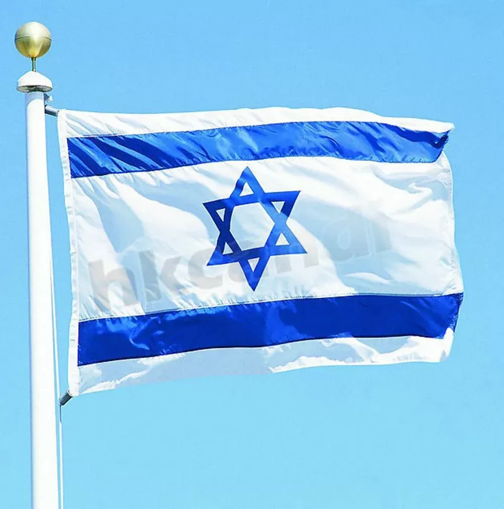 דגל ישראל 3x2 רגלים - צבעים חיים ועמידות - תמונה 2